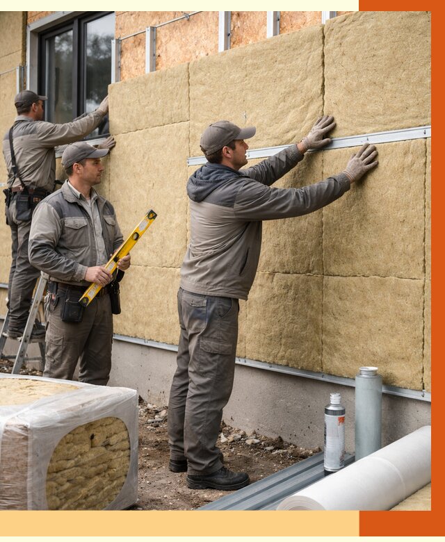 Утепление дома из SIP панелей в Анжеро-Судженске от 6359 руб./м² под ключ | ТепломастерНжр