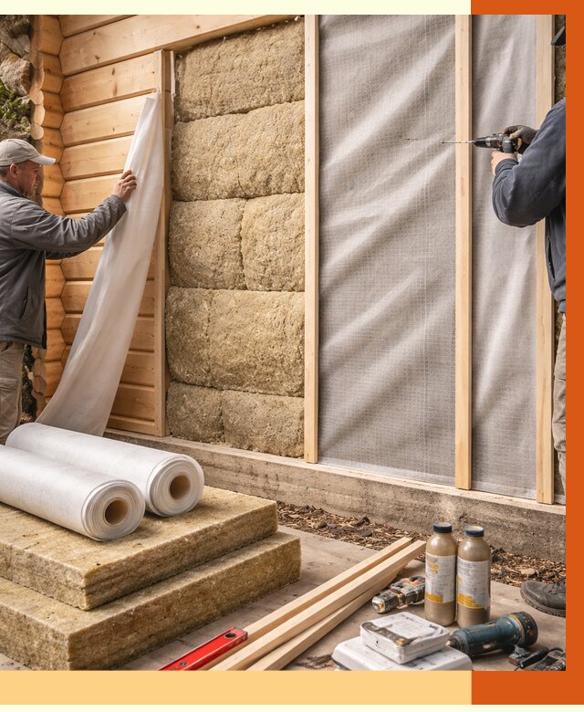 Утепление дома из минибруса в Анжеро-Судженске от 4616 руб/м2 — заказать профессионально | ТепломастерНжр