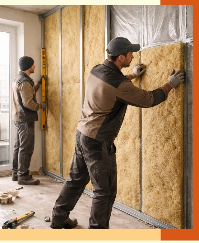 Утепление квартиры изнутри в Анжеро-Судженске от 4462 руб. за м2 | Проф. работы ТепломастерНжр