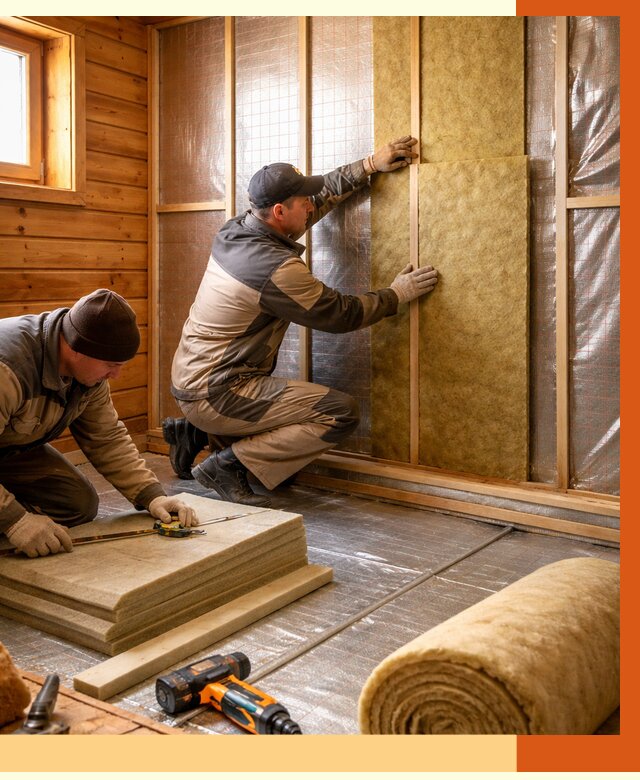 Утепление бани изнутри в Анжеро-Судженске под ключ от 4308 руб./м² | ТепломастерНжр