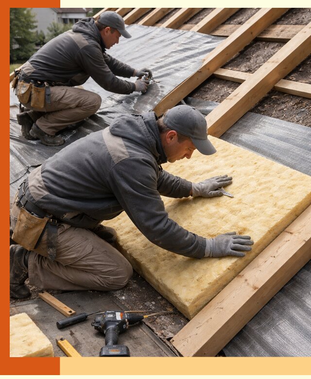 Профессиональное утепление крыши в Анжеро-Судженске качественно и надежно