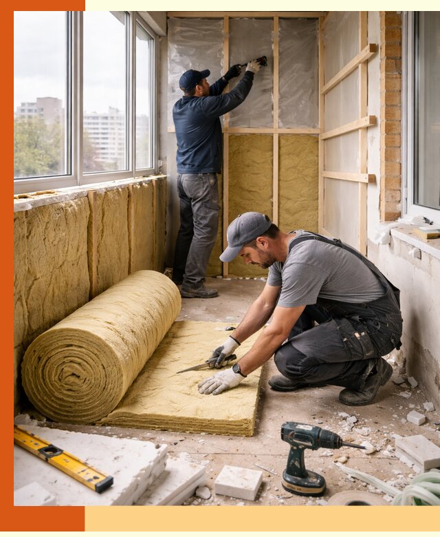 Утепление балкона под ключ в Анжере-Судженске качественно и быстро