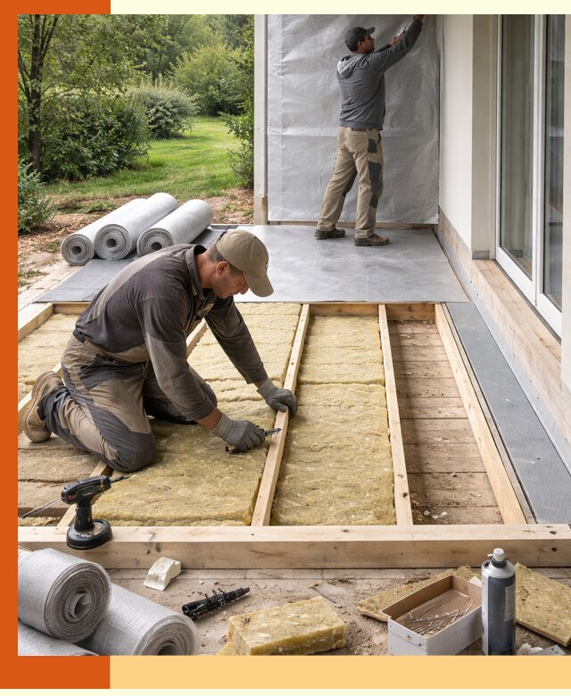 Утепление террасы в Анжеро-Судженске — тепло и защита круглогодично