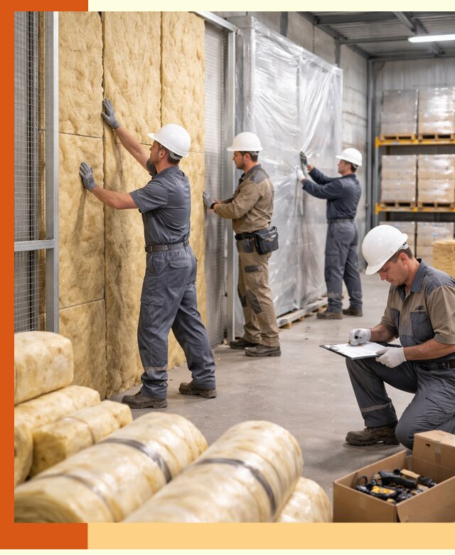 Утепление склада готовой продукции в Анжеро-Судженске качественно и быстро