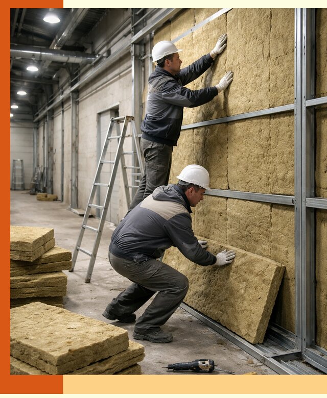 Утепление цеха под ключ в Анжеро-Судженске с гарантией качества