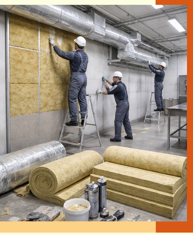 Утепление пищевого цеха в Анжеро-Судженске от 12821 руб./м² — комплексно под ключ | ТепломастерНжр