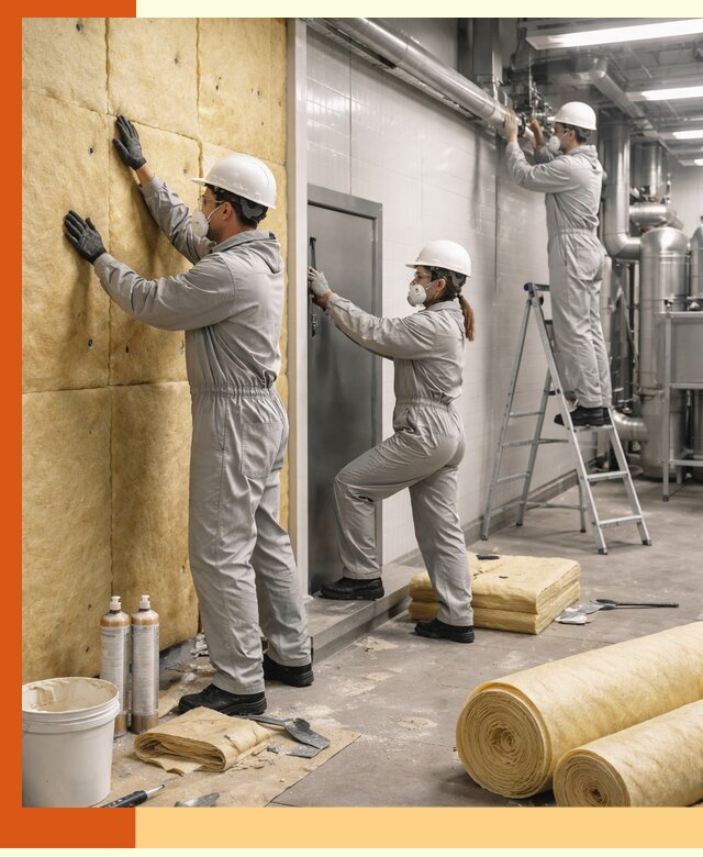 Утепление пищевого цеха под ключ в Анжеро-Судженске