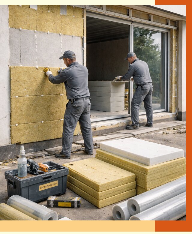 Утепление торгового павильона в Анжеро-Судженске от 14873 руб./м² под ключ | ТепломастерНжр