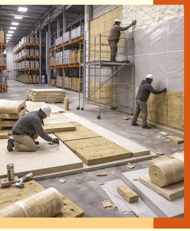 Утепление складского терминала в Анжеро-Судженске от 7693 руб./м² под ключ | ТепломастерНжр