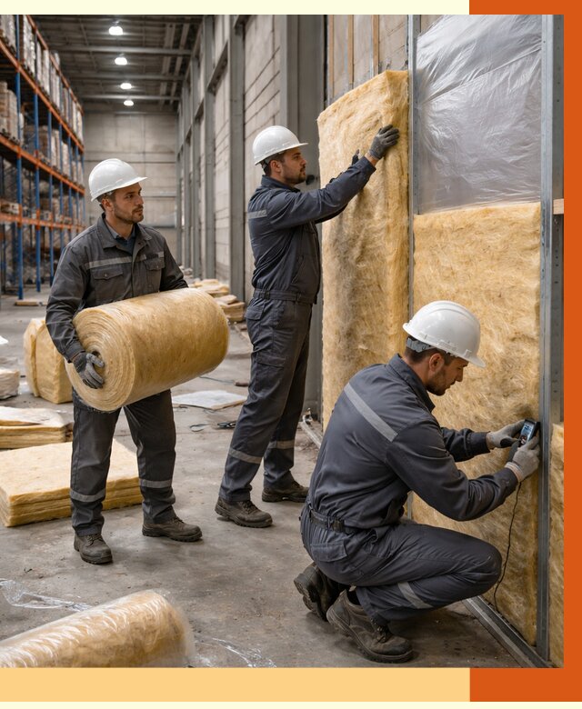 Утепление логистического центра в Анжеро-Судженске от 4616 руб/м² под ключ | ТепломастерНжр