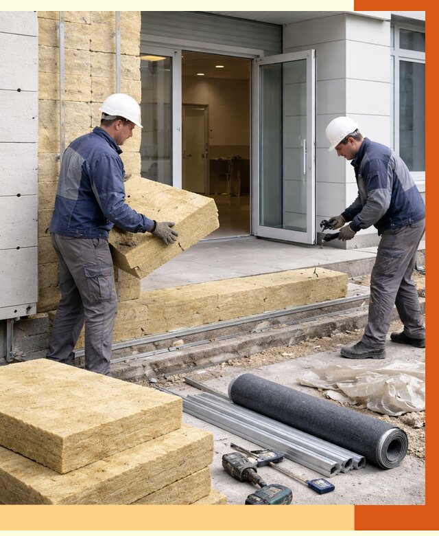 Утепление медицинского центра в Анжеро-Судженске под ключ от 12821 руб./м² | ТепломастерНжр