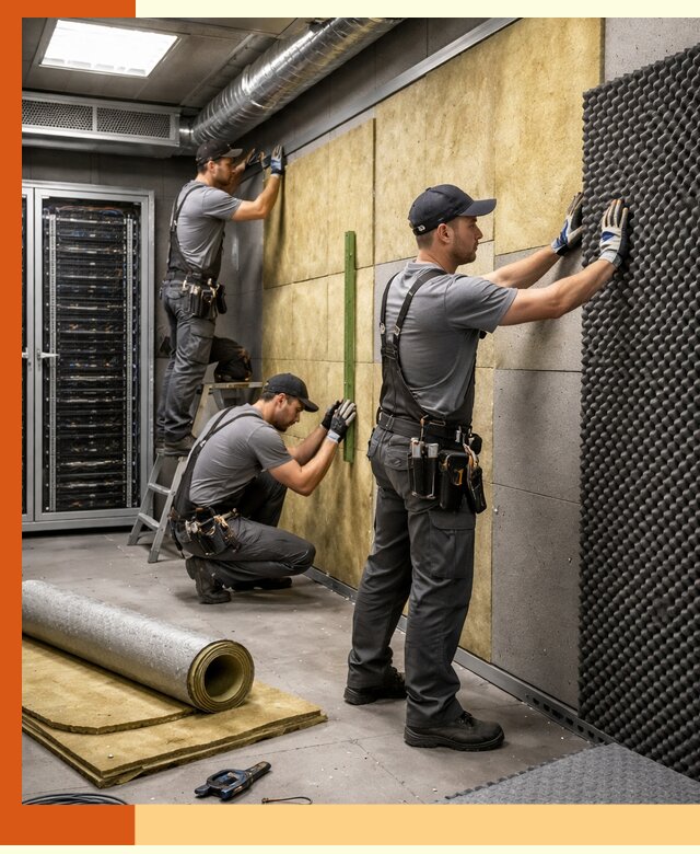 Утепление серверной комнаты профессионально в Анжеро-Судженске