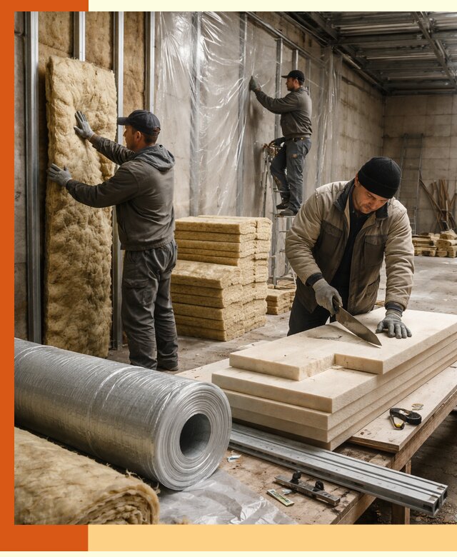 Утепление торгового склада в Анжеро-Судженске с энергоэффективными решениями