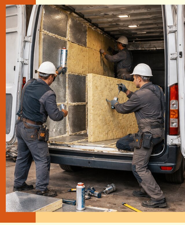 Утепление фургона-рефрижератора в Анжеро-Судженске для сохранения температуры