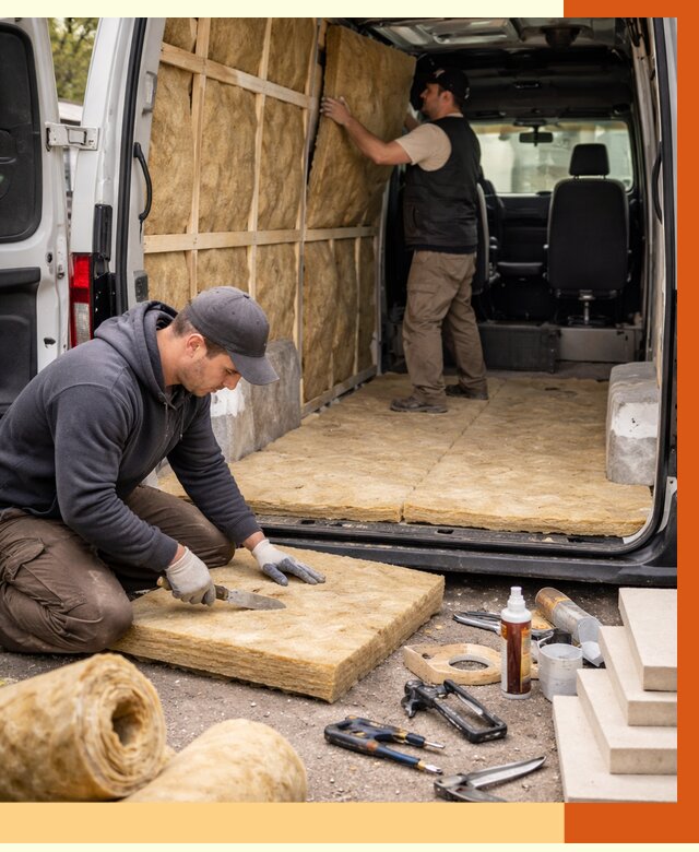 Утепление кемпера в Анжеро-Судженске под ключ от 12308 руб. — профессионально | ТепломастерНжр