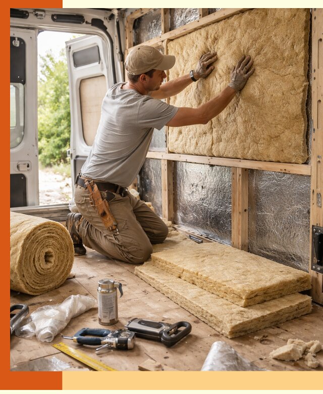 Утепление кемпера под ключ в Анжеро-Судженске с гарантией качества