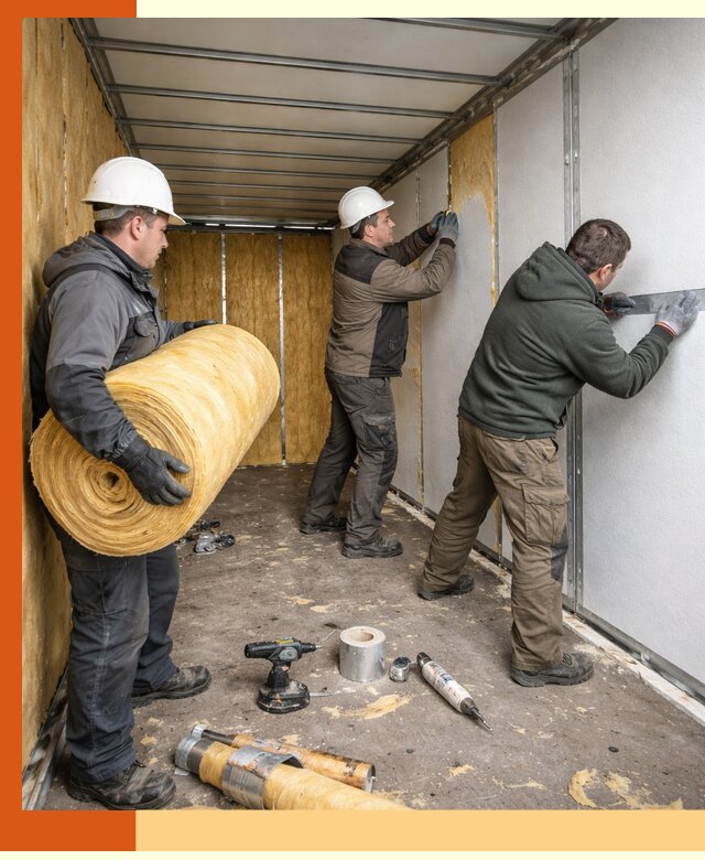 Утепление рефрижераторного контейнера в Анжеро-Судженске профессионально и надежно