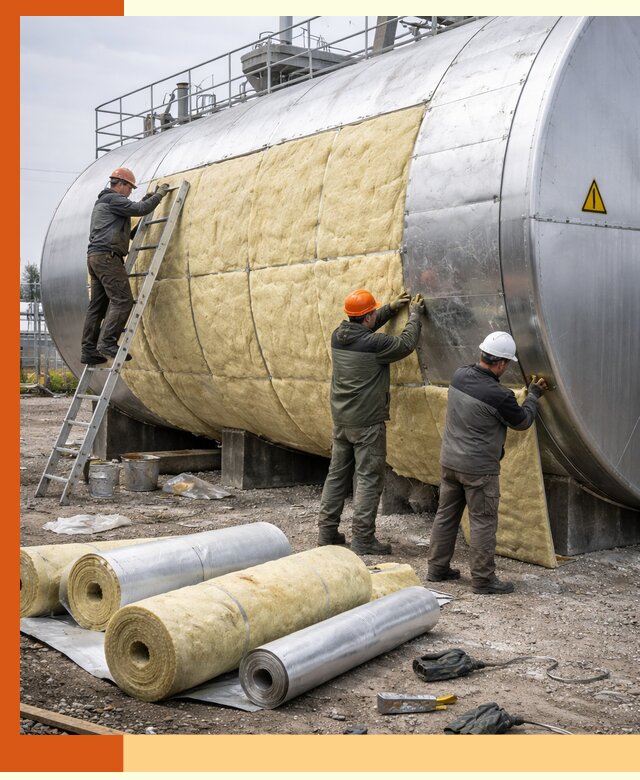 Утепление резервуаров с топливом в Анжеро-Судженске надежно и экономично