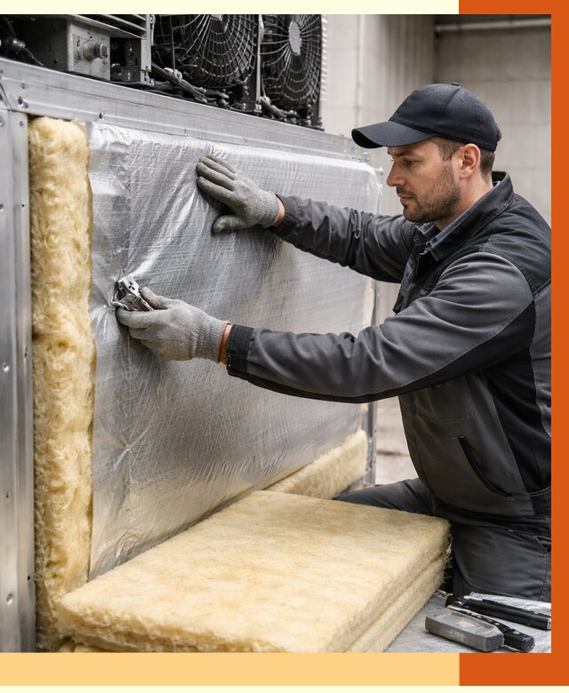 Утепление холодильного агрегата в Анжеро-Судженске от 8718 руб. под ключ | ТепломастерНжр