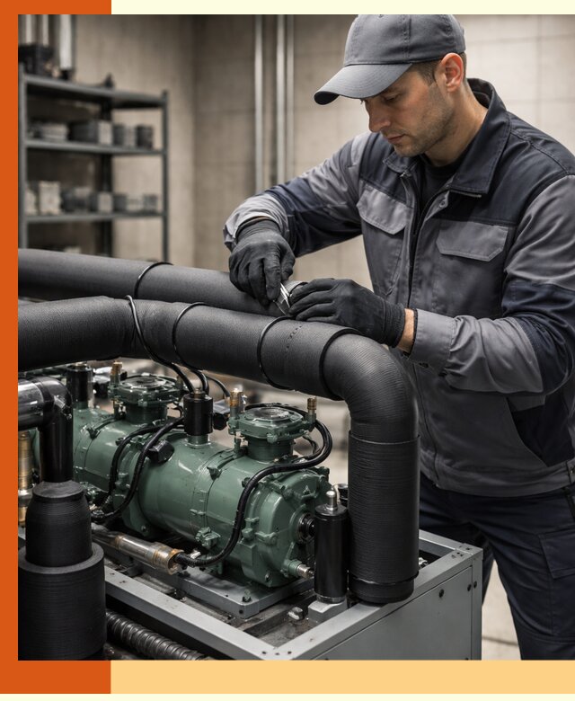 Утепление холодильного агрегата и теплоизоляция в Анжеро-Судженске