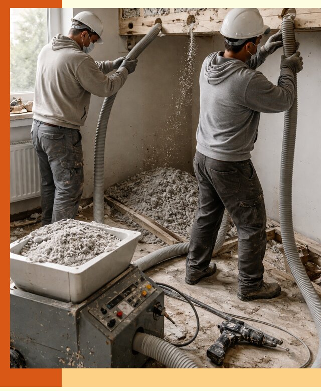 Заполнение пустот перекрытий пеной и наполнителями в Анжеро-Судженске