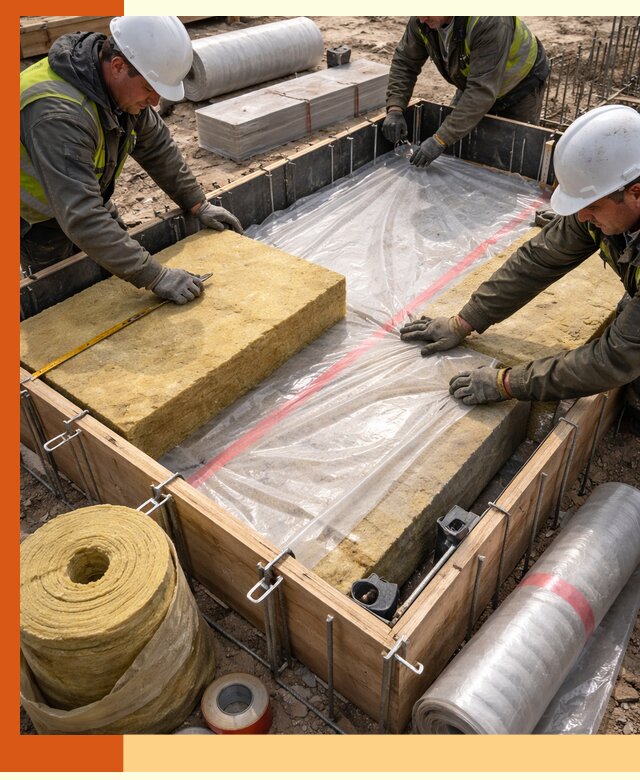 Теплоизоляция опалубки для строительства в Анжеро-Судженске