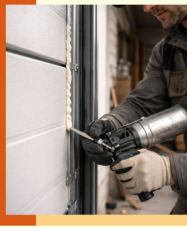 Заполнение пустот ворот в Анжеро-Судженске профессионально и герметично