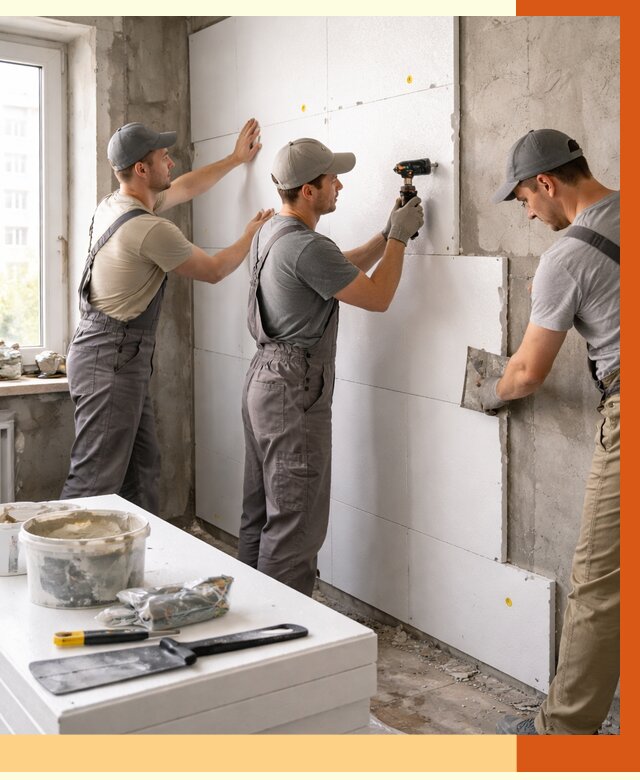 Утепление пенопластом домов и стен в Анжеро-Судженске от 1898 руб. — ТепломастерНжр