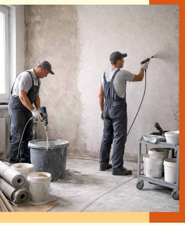 Утепление стен жидкой теплоизоляцией в Анжеро-Судженске от 4308 руб/м² | ТепломастерНжр