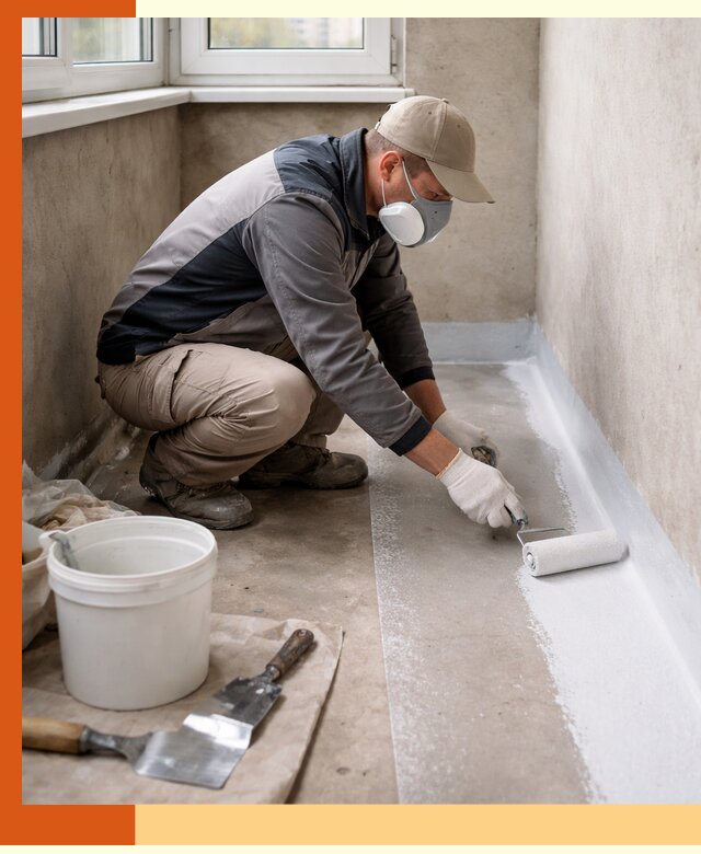 Утепление балкона жидкой теплоизоляцией в Анжеро-Судженске