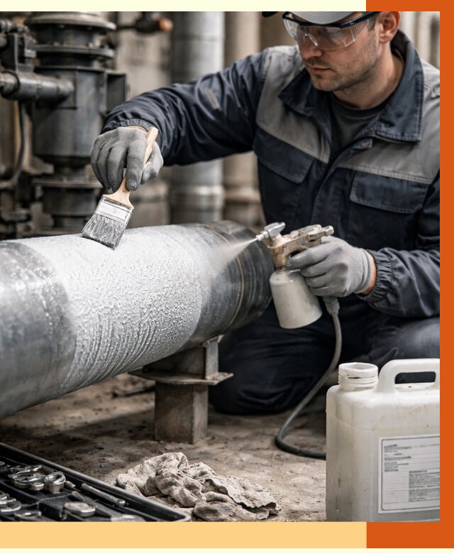 Утепление оборудования жидкой теплоизоляцией в Анжеро-Судженске от 4616 руб. | ТепломастерНжр