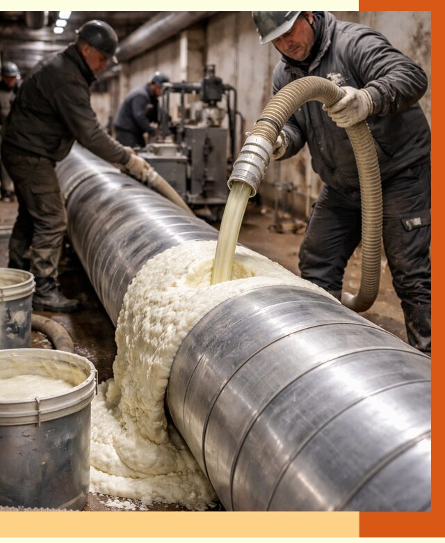 Утепление теплотрассы жидкой теплоизоляцией в Анжеро-Судженске от 4308 руб. | ТепломастерНжр