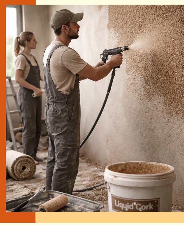 Утепление стен жидкой пробкой в Анжеро-Судженске эффективное и долговечное