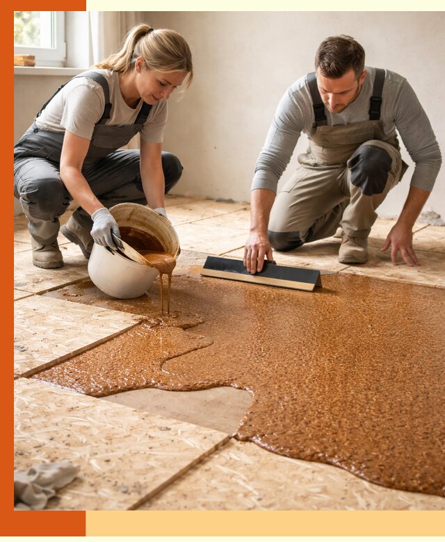 Утепление пола жидкой пробкой в Анжеро-Судженске для квартир и домов