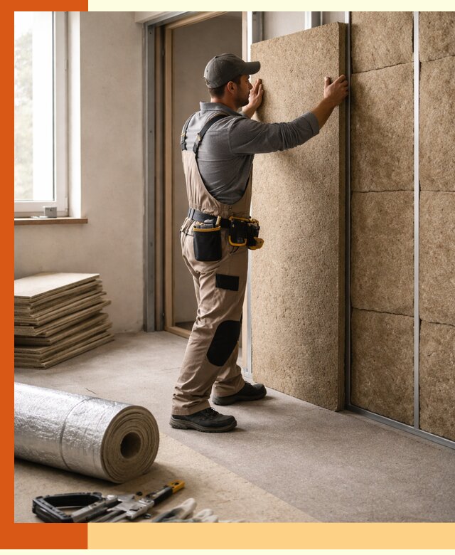 Шумоизоляция дома в Анжеро-Судженске — комплексная защита от шума