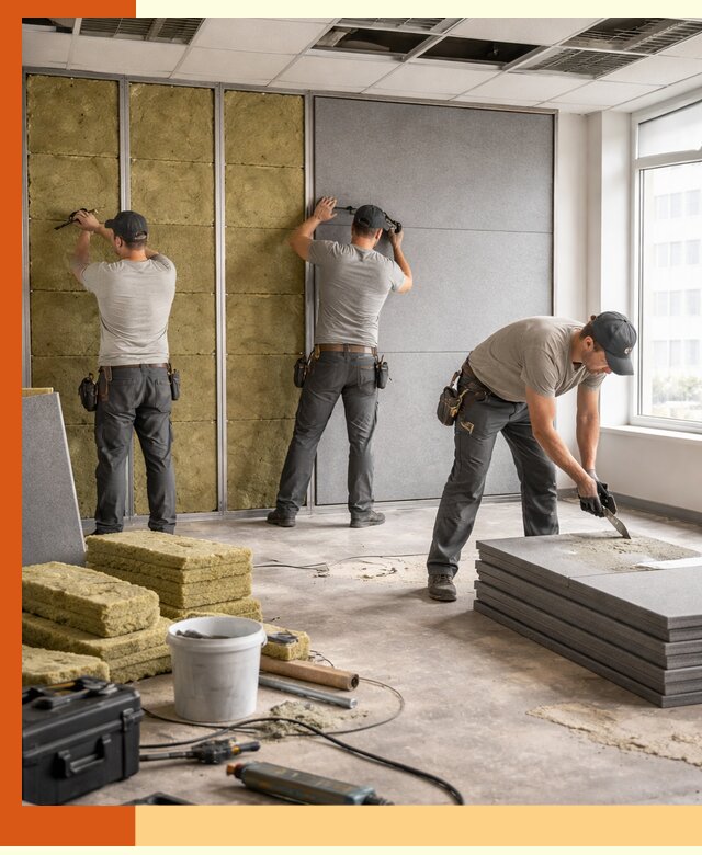 Профессиональная шумоизоляция офисов в Анжеро-Судженске для комфорта сотрудников