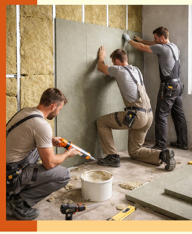 Профессиональная шумоизоляция стен в Анжеро-Судженске для квартир и домов