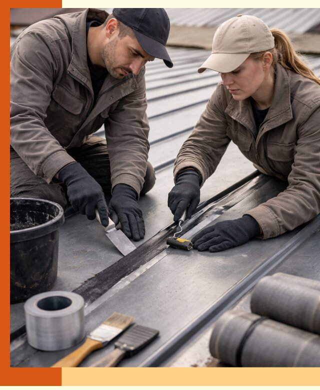 Гидроизоляция фальцевой кровли в Анжеро-Судженске качественно и надежно