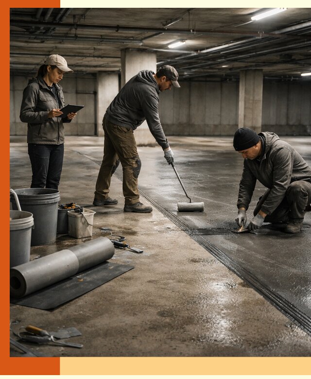 Гидроизоляция паркинга в Анжеро-Судженске: качественная защита зданий