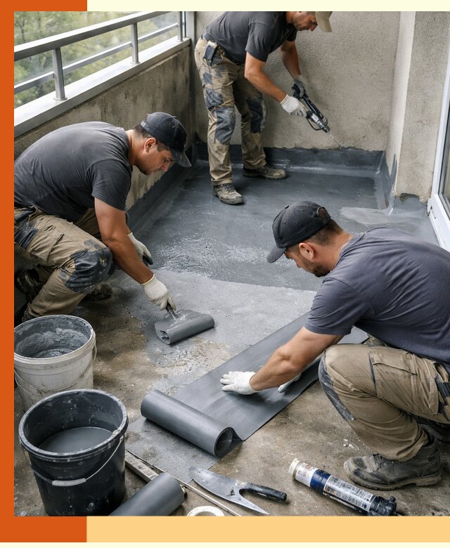 Гидроизоляция балкона в Анжеро-Судженске: надежная защита от протечек