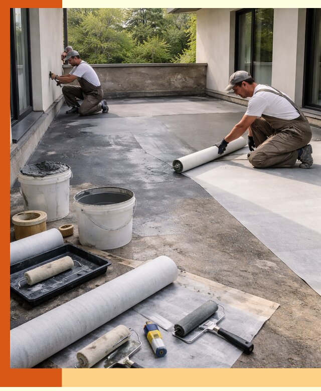 Гидроизоляция террасы в Анжеро-Судженске — надежная защита от влаги и протечек