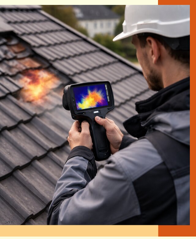 Тепловизионное обследование кровли в Анжеро-Судженске от 4616 руб. — ТепломастерНжр под ключ