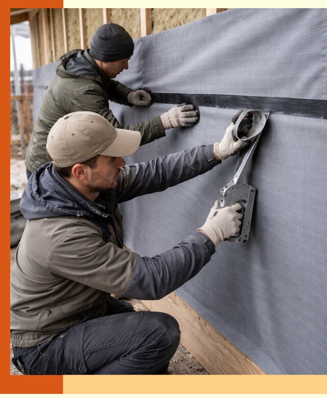 Монтаж ветроизоляции зданий и конструкций в Анжеро-Судженске