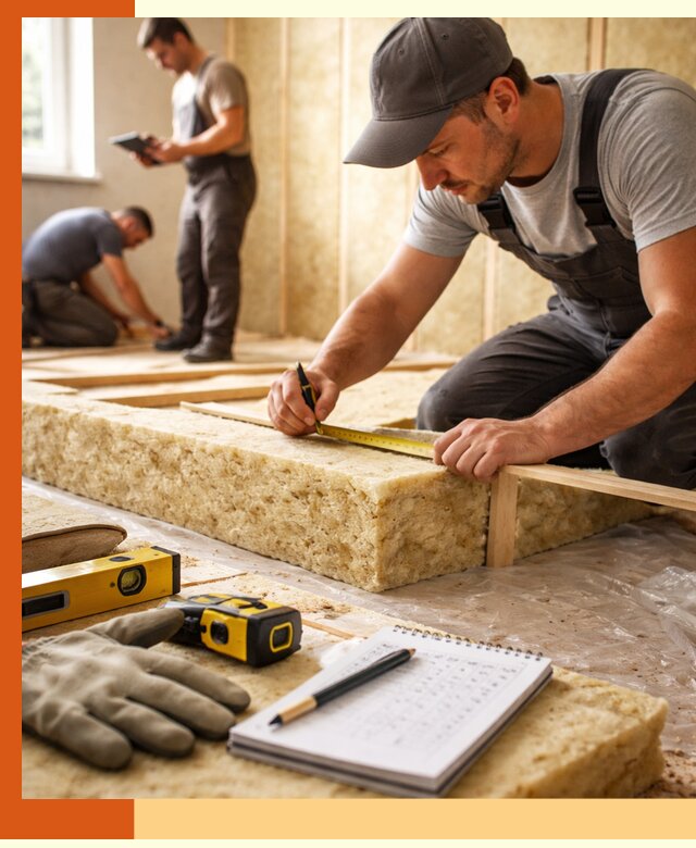 Расчет толщины утеплителя для зданий и помещений в Анжеро-Судженске