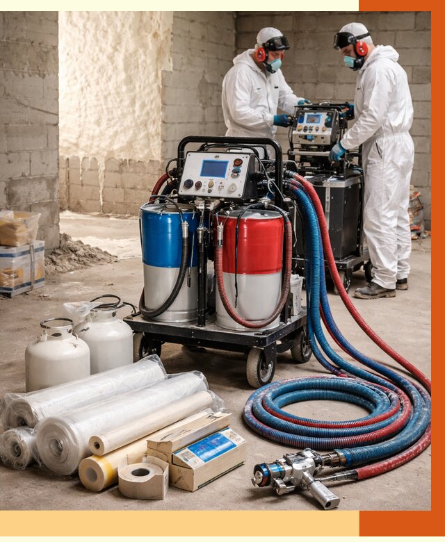 Аренда установки для напыления ППУ в Анжеро-Судженске от 35900 руб. | ТепломастерНжр