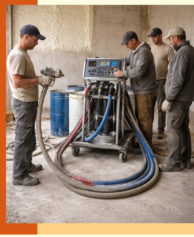 Аренда установки для напыления ППУ в Анжеро-Судженске на выгодных условиях